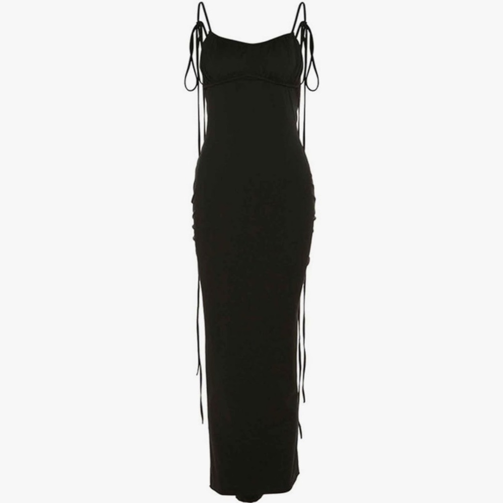 Elegant Black Maxi Dress